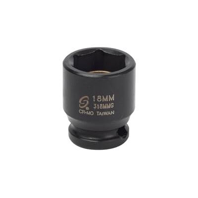 Sunex 318MMG 3/8-calowy napęd 18 mm magnetyczne gniazdo udarowe Sunex 318MMG 3/8-calowy napęd 18 mm magnetyczne gniazdo udarowe