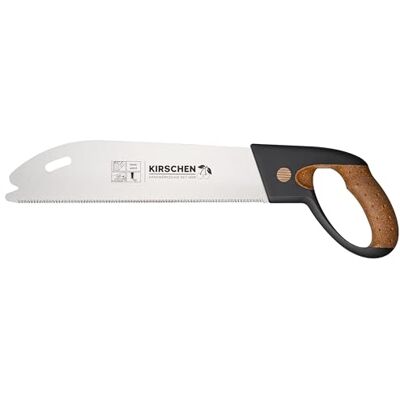 Kirschen Piła stolarska z uchwytem korkowym (długość brzeszczotu 300 mm, długość x szerokość 475 x 135 mm, 14 zębów na cal, piła do drewna, piła ręczna) 4400300 Kirschen Piła stolarska z uchwytem korkowym (długość brzeszczotu 300 mm, długość x szerokość 475 x 135 mm, 14 zębów na cal, piła do drewna, piła ręczna) 4400300
