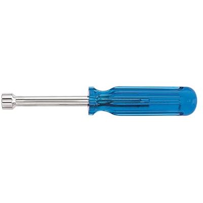 KLEIN TOOLS S12 3/8-calowy wkrętak do nakrętek z 3-calowym wałem drążonym i uchwytem z tworzywa sztucznego, wyprodukowano w USA KLEIN TOOLS S12 3/8-calowy wkrętak do nakrętek z 3-calowym wałem drążonym i uchwytem z tworzywa sztucznego, wyprodukowano w USA