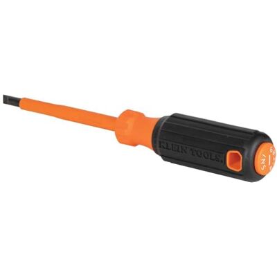 KLEIN TOOLS 6824INS Śrubokręt izolowany, 1000 V 1/4-calowy śrubokręt z końcówką do szafki z 4-calowym chwytem, identyfikatorem końcówki, uchwyt na poduszkę KLEIN TOOLS 6824INS Śrubokręt izolowany, 1000 V 1/4-calowy śrubokręt z końcówką do szafki z 4-calowym chwytem, identyfikatorem końcówki, uchwyt na poduszkę