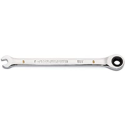 GEARWRENCH 86906 6 mm 4-stopniowy łuk obrotowy, 12-punktowy klucz płasko-oczkowy z grzechotką GEARWRENCH 86906 6 mm 4-stopniowy łuk obrotowy, 12-punktowy klucz płasko-oczkowy z grzechotką