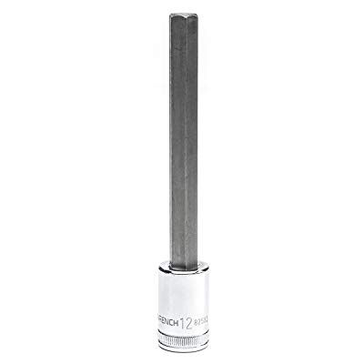 GEARWRENCH 1/2" Drive Long Length Hex Bit Metric Socket 12 mm, 82582 GEARWRENCH 1/2" Drive Long Length Hex Bit Metric Socket 12 mm, 82582