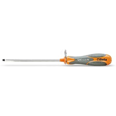 Beta Śrubokręt szczelinowy z chromowaną końcówką H-SAFE 1,2 x 6,5 x 150 mm Beta Śrubokręt szczelinowy z chromowaną końcówką H-SAFE 1,2 x 6,5 x 150 mm