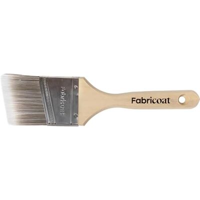 Fabricoat Pędzel 60 mm – kątowe cięcie pędzlem – pędzel z twardym włosiem z drewnianym uchwytem – użyj do nakładania farby do tkanin Fabricoat Pędzel 60 mm – kątowe cięcie pędzlem – pędzel z twardym włosiem z drewnianym uchwytem – użyj do nakładania farby do tkanin