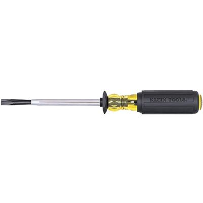 KLEIN TOOLS 6026K śrubokręt szczelinowy, śrubokręt z płaskim łbem, 5/16-calowy śrubokręt z płaskim łbem, pozytywny chwyt, uchwyt poduszki KLEIN TOOLS 6026K śrubokręt szczelinowy, śrubokręt z płaskim łbem, 5/16-calowy śrubokręt z płaskim łbem, pozytywny chwyt, uchwyt poduszki