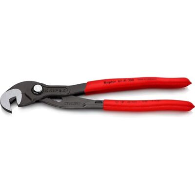 KNIPEX Szczypce nastawne wielofunkcyjne do śrub i nakrętek fosforanowana, szara pokryte antypoślizgowym tworzywem sztucznym 250 mm, 87 41 250 KNIPEX Szczypce nastawne wielofunkcyjne do śrub i nakrętek fosforanowana, szara pokryte antypoślizgowym tworzywem sztucznym 250 mm, 87 41 250