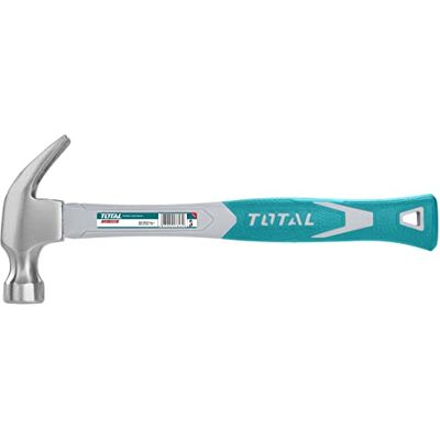 TOTAL Młot stolarski 220 g Nadaje się do stolarki i obróbki drewna z zakrzywioną łopatą Uchwyt z włókna dwumateriałowego Głowica ze stali węglowej kutej TOTAL Młot stolarski 220 g Nadaje się do stolarki i obróbki drewna z zakrzywioną łopatą Uchwyt z włókna dwumateriałowego Głowica ze stali węglowej kutej