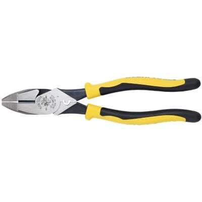KLEIN TOOLS J213-9NECR Jouneyman szczypce złącze zaciskane z boku, z konstrukcją o wysokiej dźwigni z matrycą zaciskową za zawiasem, 25 cm KLEIN TOOLS J213-9NECR Jouneyman szczypce złącze zaciskane z boku, z konstrukcją o wysokiej dźwigni z matrycą zaciskową za zawiasem, 25 cm