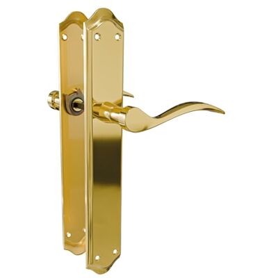 Amig Zestaw klamek do drzwi Klamka BETA Wykonany ze stali 256 x 48 mm rama 8 mm mosiądz matowy Amig Zestaw klamek do drzwi Klamka BETA Wykonany ze stali 256 x 48 mm rama 8 mm mosiądz matowy