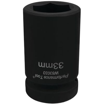 PERFORMANCE TOOL W83033 1-calowe gniazdo koła DR Budd 33 mm PERFORMANCE TOOL W83033 1-calowe gniazdo koła DR Budd 33 mm