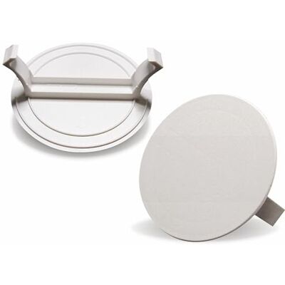F-tronic Sprężynowa pokrywa wtykowa do gniazda urządzenia z taśmą śrubową 60 mm, E109A, zawartość: 50, sztuka F-tronic Sprężynowa pokrywa wtykowa do gniazda urządzenia z taśmą śrubową 60 mm, E109A, zawartość: 50, sztuka