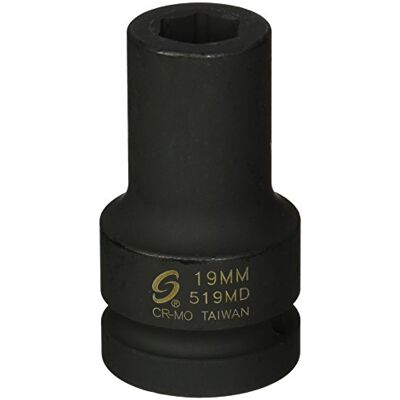 Sunex 519MD 1-calowy napęd 19 mm głębokie gniazdo udarowe Sunex 519MD 1-calowy napęd 19 mm głębokie gniazdo udarowe