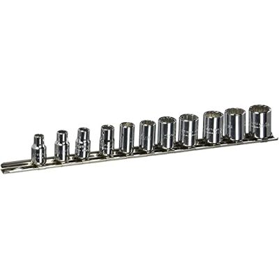 Stanley Proto j47201 11-częściowy 12 punktów 1/10,2 cm napęd metryczny zestaw gniazd Stanley Proto j47201 11-częściowy 12 punktów 1/10,2 cm napęd metryczny zestaw gniazd