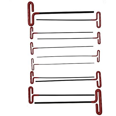 Eklind 53211 Cush Grip Hex T-Key zestaw 11 szt. W/woreczek 30 cm ramię Eklind 53211 Cush Grip Hex T-Key zestaw 11 szt. W/woreczek 30 cm ramię