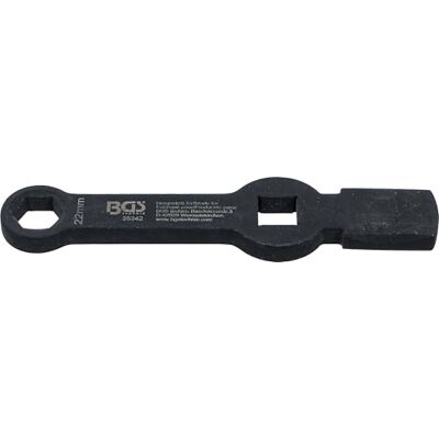 BGS 35342 Klucz oczkowy do podbijania sześciokątny z 2 powierzchniami do podbijania 22 mm BGS 35342 Klucz oczkowy do podbijania sześciokątny z 2 powierzchniami do podbijania 22 mm