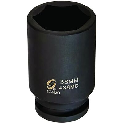 Sunex 438md 3/4-calowy napęd 38 mm gniazdo udarowe głębokie Sunex 438md 3/4-calowy napęd 38 mm gniazdo udarowe głębokie