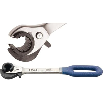 BGS 30829 Klucz oczkowy z grzechotką, otwarty 9 mm BGS 30829 Klucz oczkowy z grzechotką, otwarty 9 mm