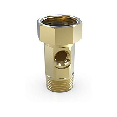 ABA Beul 53008.006.2 połączenie śrubowe z ośmiokątnym i otworem opróżniającym 1/4", mosiądz ABA Beul 53008.006.2 połączenie śrubowe z ośmiokątnym i otworem opróżniającym 1/4", mosiądz