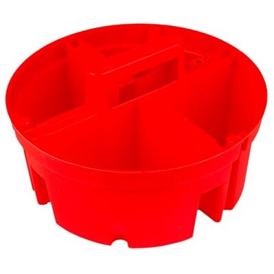 Boss Super Stacker organizer na małe części, organizacja wiadra (15054), czerwony Boss Super Stacker organizer na małe części, organizacja wiadra (15054), czerwony