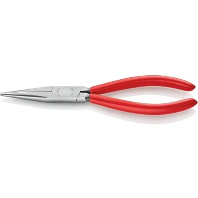 KNIPEX Szczypce płaskie wydłużone fosforanowane, czarne, z tworzywa sztucznego, powlekane 190 mm 30 21 190 KNIPEX Szczypce płaskie wydłużone fosforanowane, czarne, z tworzywa sztucznego, powlekane 190 mm 30 21 190