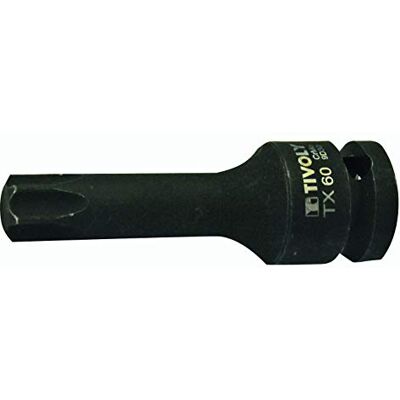 Tivoly 11590126000 Klucz nasadowy 1/2" męski Torx N°60, czarny fosforan Tivoly 11590126000 Klucz nasadowy 1/2" męski Torx N°60, czarny fosforan