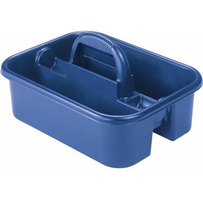 Akro-Mils 09185 Plastikowy pojemnik na narzędzia i akcesoria do czyszczenia z uchwytem, (45-3/20.3 cm x 13-7/8 cala x 9 cali), niebieski (09185BLUE) Akro-Mils 09185 Plastikowy pojemnik na narzędzia i akcesoria do czyszczenia z uchwytem, (45-3/20.3 cm x 13-7/8 cala x 9 cali), niebieski (09185BLUE)