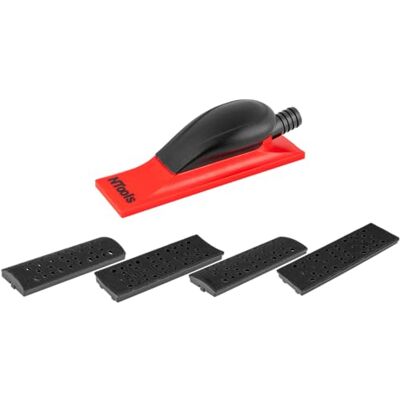 NTools HR P4 198 szlifierka ręczna z zasysaniem, 198 x 70 mm, klin szlifierski, bezpyłowy system otworów ssących i regulowane przyłącze węża NTools HR P4 198 szlifierka ręczna z zasysaniem, 198 x 70 mm, klin szlifierski, bezpyłowy system otworów ssących i regulowane przyłącze węża