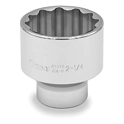 Titan 64572 napęd 3/4 cala x 2-1/4-calowe 12-punktowe gniazdo SAE Titan 64572 napęd 3/4 cala x 2-1/4-calowe 12-punktowe gniazdo SAE