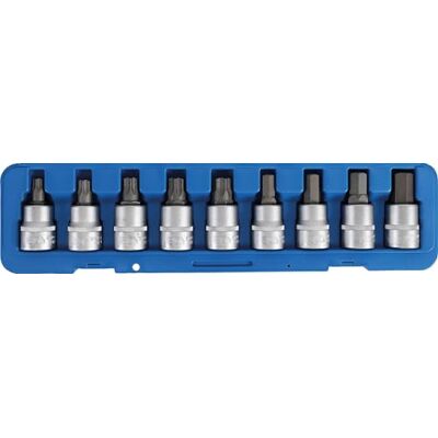 BGS 5189 Zestaw nasadek do bitów 20 mm (3/4") gniazdo sześciokątne, profil T (do Torx) 9 szt. BGS 5189 Zestaw nasadek do bitów 20 mm (3/4") gniazdo sześciokątne, profil T (do Torx) 9 szt.