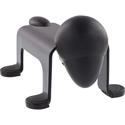 WAGNER podłogowy stoper do drzwi DOG DOOR STOP – 105 x 70 x 60 mm, czarny, do postawienia, powlekany stalą przemysłową, odbojniki i nóżki z czarnej gumy – 15520801 WAGNER podłogowy stoper do drzwi DOG DOOR STOP – 105 x 70 x 60 mm, czarny, do postawienia, powlekany stalą przemysłową, odbojniki i nóżki z czarnej gumy – 15520801