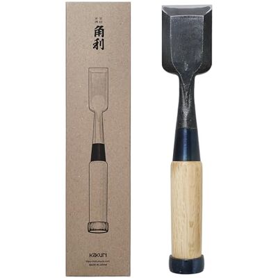 KaKUrI Japońskie dłuto do drewna do obróbki drewna 1-5/8" (42 mm), wyprodukowane w Japonii, profesjonalne dłuto do drewna Oire Nomi (ręcznie kute), japońskie ostrze ze stali białej nr 2, uchwyt z KaKUrI Japońskie dłuto do drewna do obróbki drewna 1-5/8" (42 mm), wyprodukowane w Japonii, profesjonalne dłuto do drewna Oire Nomi (ręcznie kute), japońskie ostrze ze stali białej nr 2, uchwyt z