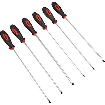 Amtech L0725 6-częściowy zestaw wkrętaków o długim zasięgu Amtech L0725 6-częściowy zestaw wkrętaków o długim zasięgu