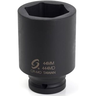 Sunex 443MD 3/4-calowy napęd głęboki, 6-punktowe metryczne gniazdo udarowe, 43 mm Sunex 443MD 3/4-calowy napęd głęboki, 6-punktowe metryczne gniazdo udarowe, 43 mm