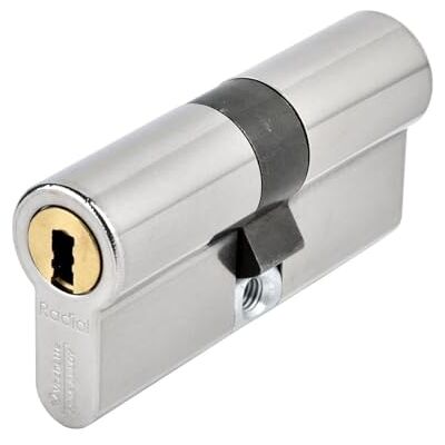 Vachette 27583000 Radialis – cylinder zamykający 32,5 x 32,5 mm do drzwi zewnętrznych, drzwi wejściowych bardzo wysokie bezpieczeństwo, 4 klucze do przebicia, karta własności, stal nierdzewna, 32,5 Vachette 27583000 Radialis – cylinder zamykający 32,5 x 32,5 mm do drzwi zewnętrznych, drzwi wejściowych bardzo wysokie bezpieczeństwo, 4 klucze do przebicia, karta własności, stal nierdzewna, 32,5