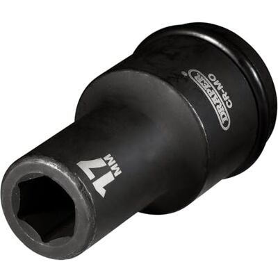 Draper Expert 5049 17 mm 3/4-calowy napęd czworokątny Hi-Torq 6-punktowe gniazdo do głębokiego uderzenia Draper Expert 5049 17 mm 3/4-calowy napęd czworokątny Hi-Torq 6-punktowe gniazdo do głębokiego uderzenia