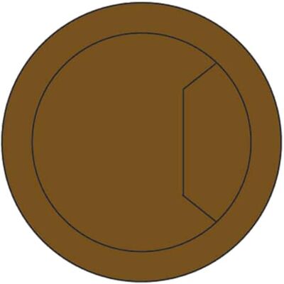 Trend Wkładki do kabli CTI/80, brąz, 3 szt., Ø80 mm, ABS, do biurka Trend Wkładki do kabli CTI/80, brąz, 3 szt., Ø80 mm, ABS, do biurka