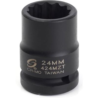 Sunex 424mzt 3/4-Inch Drive 24-Mm 12-Point Thin Wall Impact Socket Sunex 424mzt 3/4-Inch Drive 24-Mm 12-Point Thin Wall Impact Socket