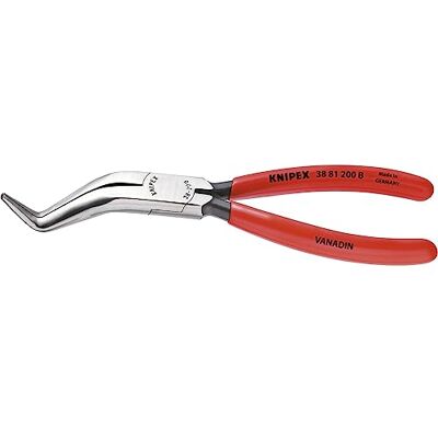 KNIPEX 38 81 200 B Narzędzia Szczypce z długim nosem bez noża, podwójne kąty (3881200B) KNIPEX 38 81 200 B Narzędzia Szczypce z długim nosem bez noża, podwójne kąty (3881200B)