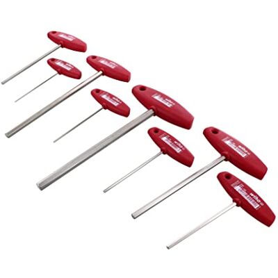 Wiha 33493 8-częściowy 2,0-10 mm rozmiary metryczne wkrętak sześciokątny z uchwytem T Wiha 33493 8-częściowy 2,0-10 mm rozmiary metryczne wkrętak sześciokątny z uchwytem T