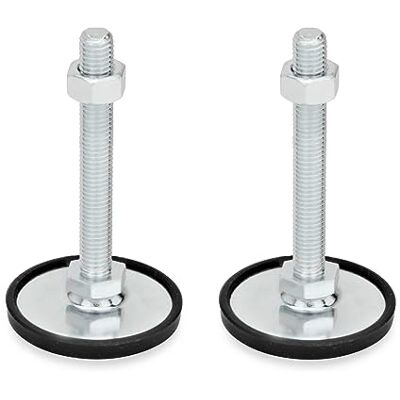 Ganter Normelemente Całe elementy znormalizowane Stopka GN 40-60-M12-60-A1-SK Średnica podstawy 60 mm Gumowy klips Stal ocynkowana 2 sztuki Ganter Normelemente Całe elementy znormalizowane Stopka GN 40-60-M12-60-A1-SK Średnica podstawy 60 mm Gumowy klips Stal ocynkowana 2 sztuki