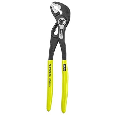RYOBI RHPBP200 200 mm szybko regulowane szczypce do pomp wodnych, czarne RYOBI RHPBP200 200 mm szybko regulowane szczypce do pomp wodnych, czarne