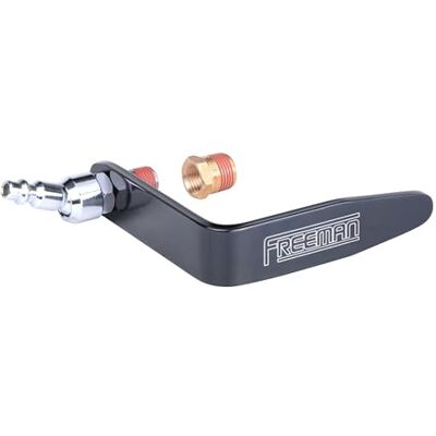Freeman PLTHSWVB 1-3/4" aluminiowy pneumatyczny hak narzędziowy z 1/4" przemysłowym złączem obrotowym i mosiężną tuleją Freeman PLTHSWVB 1-3/4" aluminiowy pneumatyczny hak narzędziowy z 1/4" przemysłowym złączem obrotowym i mosiężną tuleją