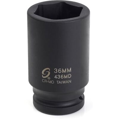 Sunex 434 md 3/4-calowy napęd 34 -Mm głębokie gniazdo udarowe Sunex 434 md 3/4-calowy napęd 34 -Mm głębokie gniazdo udarowe
