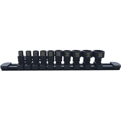Astro Tools 78110 10-częściowy napęd 1/10.2 cm niskoprofilowe nano nasadki udarowe SAE Astro Tools 78110 10-częściowy napęd 1/10.2 cm niskoprofilowe nano nasadki udarowe SAE