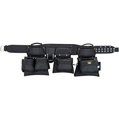Custom Leathercraft CLC 5605 Professional Carpenters Combo Tool Belt, czarny, 18 kieszeni Custom Leathercraft CLC 5605 Professional Carpenters Combo Tool Belt, czarny, 18 kieszeni