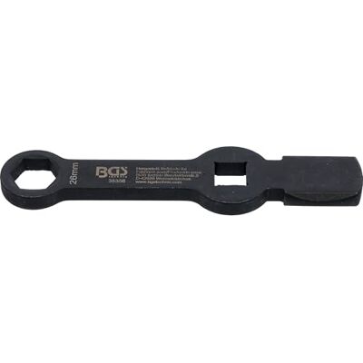 BGS 35356 Klucz oczkowy do podbijania sześciokątny z 2 powierzchniami do podbijania 26 mm BGS 35356 Klucz oczkowy do podbijania sześciokątny z 2 powierzchniami do podbijania 26 mm