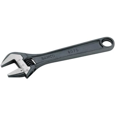 Bahco 8071 Czarny regulowany klucz nastawny - 200mm, trwały Bahco 8071 Czarny regulowany klucz nastawny - 200mm, trwały