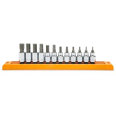 GEARWRENCH 12 szt. 3/8" zestaw nasadek sześciokątnych z napędem sześciokątnym, SAE 80581 GEARWRENCH 12 szt. 3/8" zestaw nasadek sześciokątnych z napędem sześciokątnym, SAE 80581