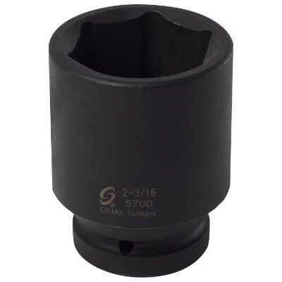 Sunex 570D 1-calowy napęd 2-3/16-calowy głębokie gniazdo udarowe Sunex 570D 1-calowy napęd 2-3/16-calowy głębokie gniazdo udarowe