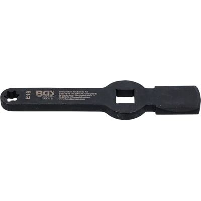 BGS 35318 Klucz oczkowy do podbijania profil E (do Torx) z 2 powierzchniami do podbijania E18 BGS 35318 Klucz oczkowy do podbijania profil E (do Torx) z 2 powierzchniami do podbijania E18